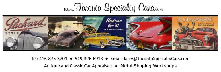 Toronto Specialty Cars - Antique and Classic Car Appraisals and Consulting